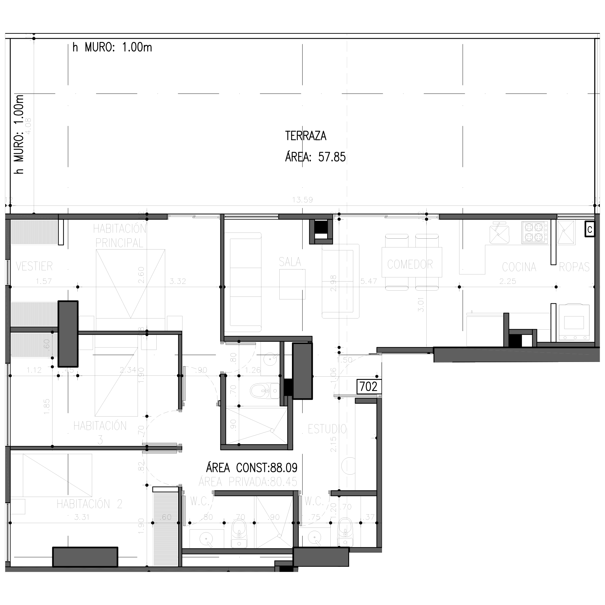 Apartamento 702
